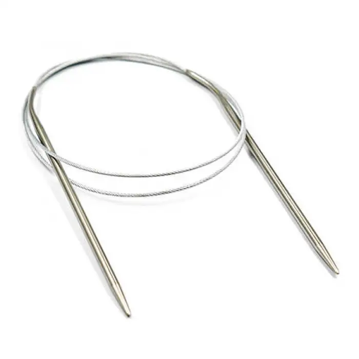 Nazarone Çelik Misinalı 100 cm Örgü Şiş No:3.5 (ab01-06)