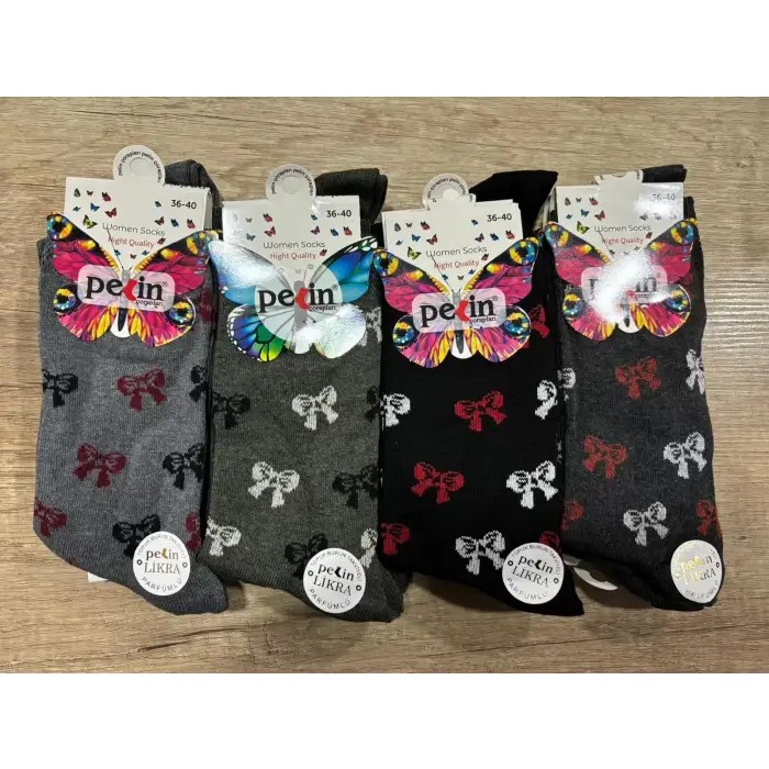 Pelin Kadın Soket Çorap 12li Paket (BC-99-70)
