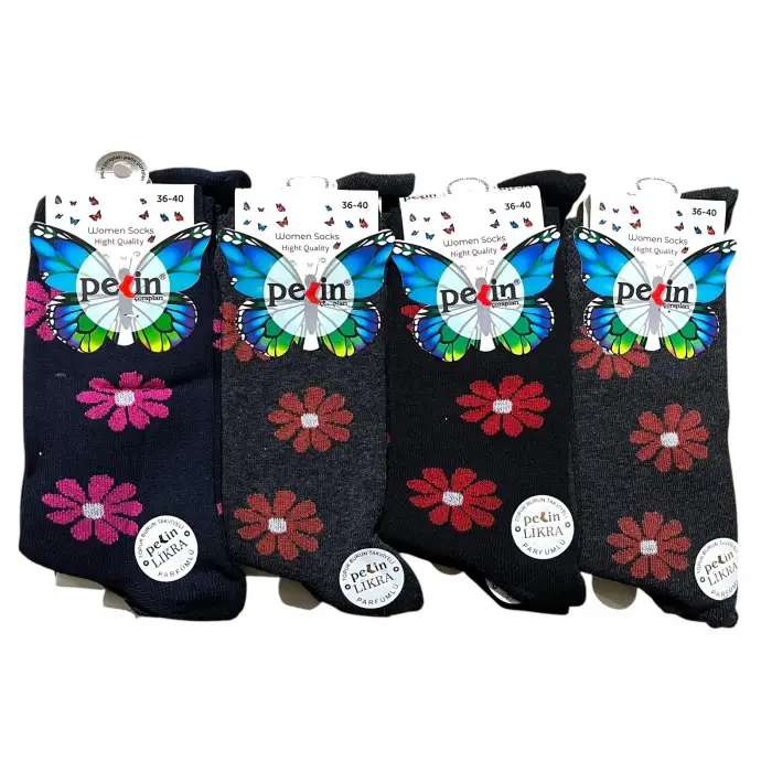 Pelin Kadın Soket Çorap 12li Paket (BC-99-72)