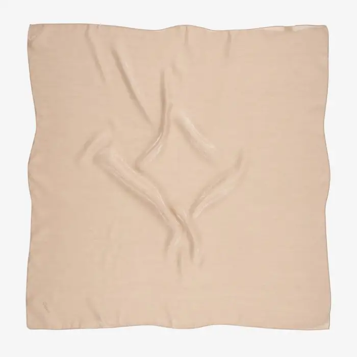 Picasso Düz Pırıltı Kehribar Eşarp Açık Bej (ry9922)