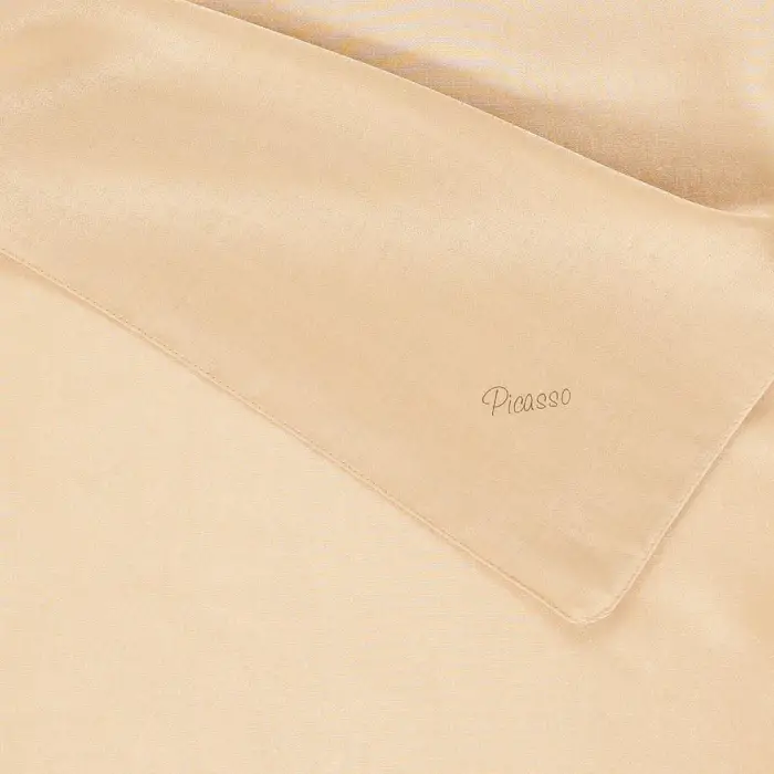 Picasso Düz Pırıltı Kehribar Eşarp Buğday (ry9923)