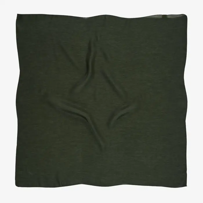 Picasso Düz Pırıltı Kehribar Eşarp Haki (ry9919)