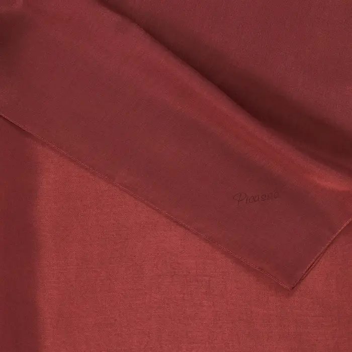 Picasso Düz Pırıltı Kehribar Eşarp Kiremit (ry9915)