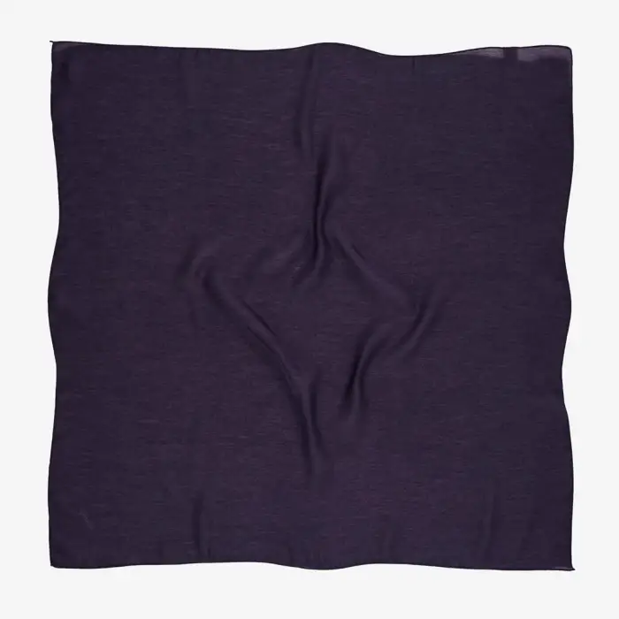 Picasso Düz Pırıltı Kehribar Eşarp Mor (ry9907)