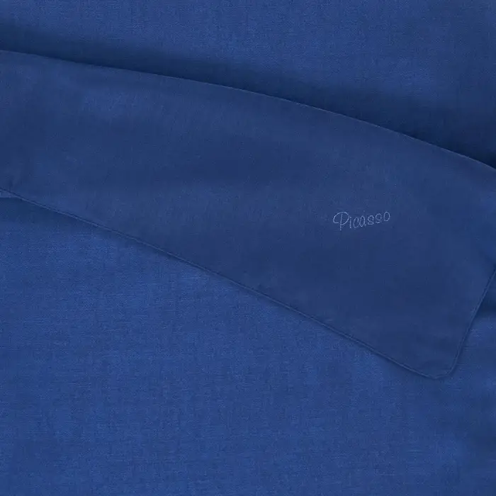 Picasso Düz Pırıltı Kehribar Eşarp Kot Mavi (ry9902)