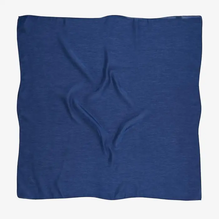 Picasso Düz Pırıltı Kehribar Eşarp Kot Mavi (ry9902)