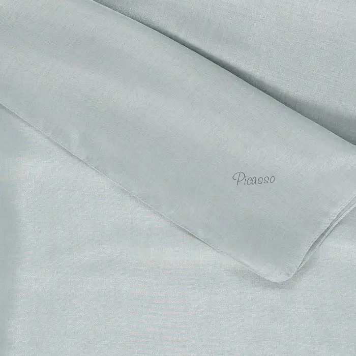 Picasso Düz Pırıltı Kehribar Eşarp Su Yeşili (ry9908)