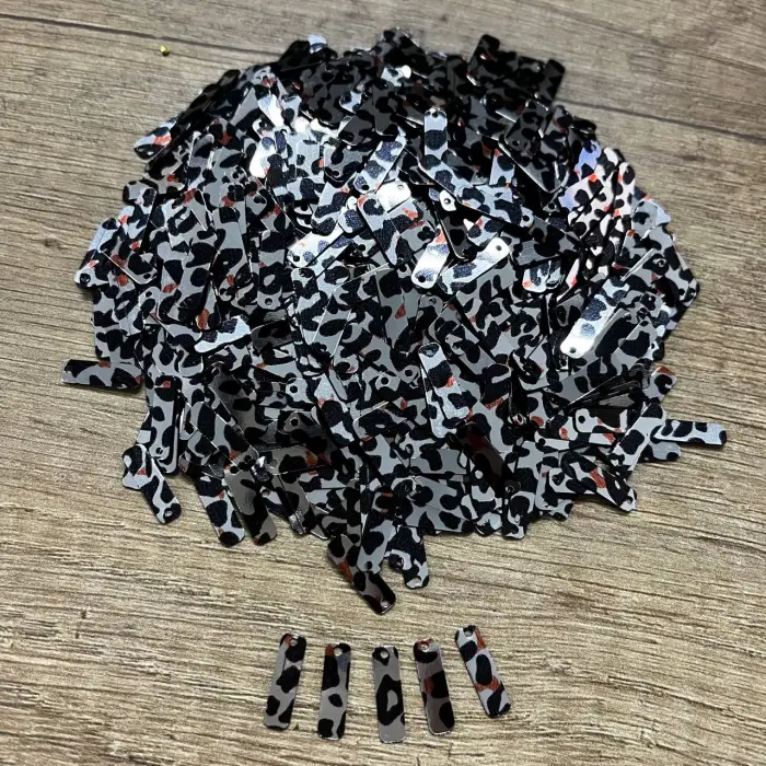 Pleksi Oya İşleme Pulu Baget 50 gr. Gümüş Zebra (pul02-58)