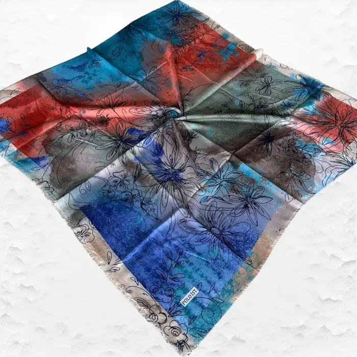 Poloist Flamlı Koton Eşarp (FE505-04)