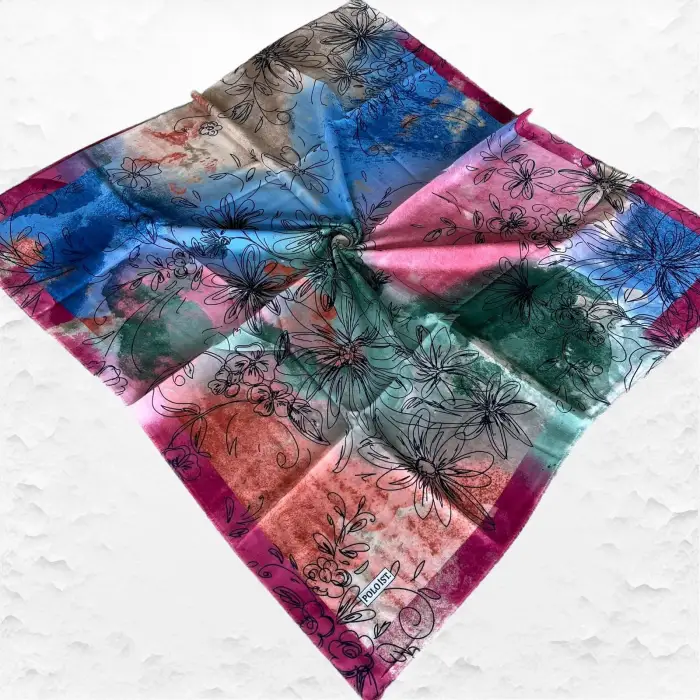 Poloist Flamlı Koton Eşarp (FE505-12)