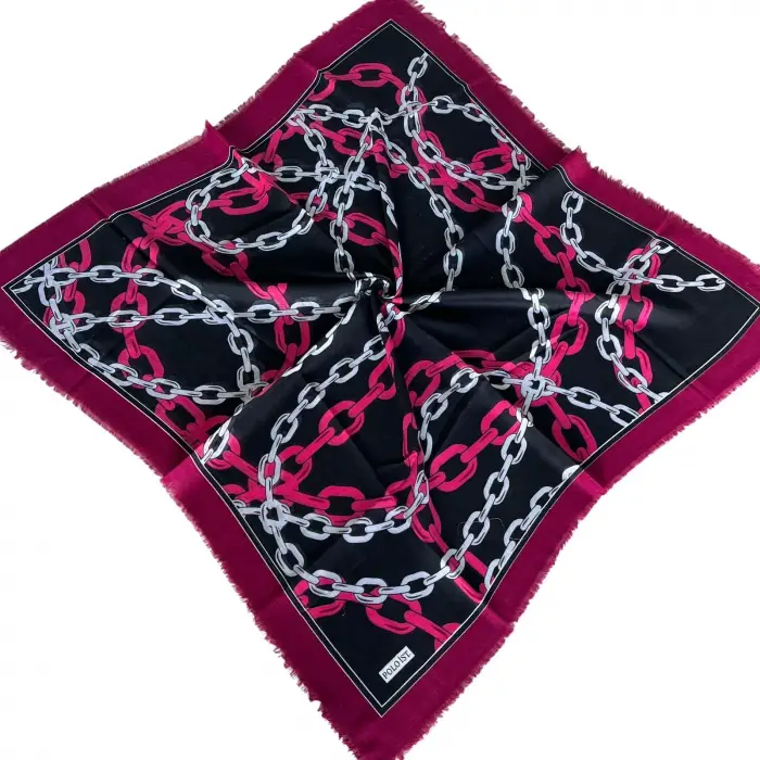 PoloistFlamlı Koton Eşarp (FE513-02)