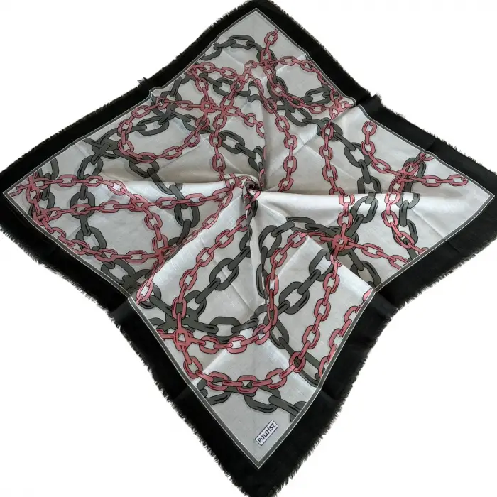 PoloistFlamlı Koton Eşarp (FE513-06)