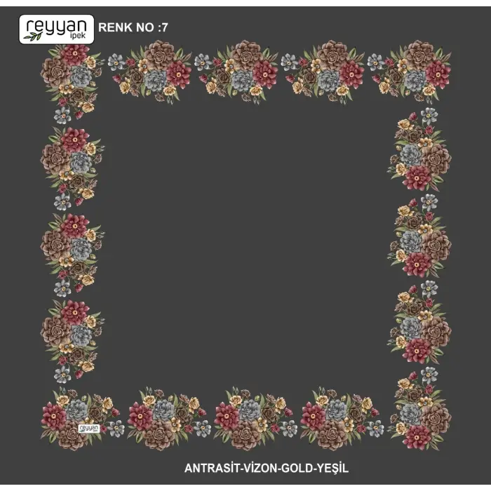 Reyyan 100 cm Ortası Boş Oyalık Yazma (ryyn-424-21)