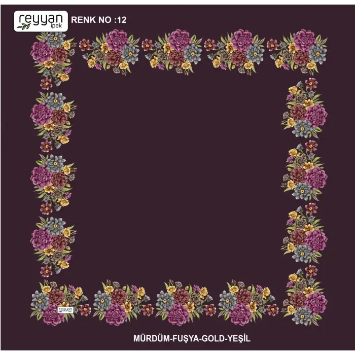 Reyyan 100 cm Ortası Boş Oyalık Yazma (ryyn-424-23)