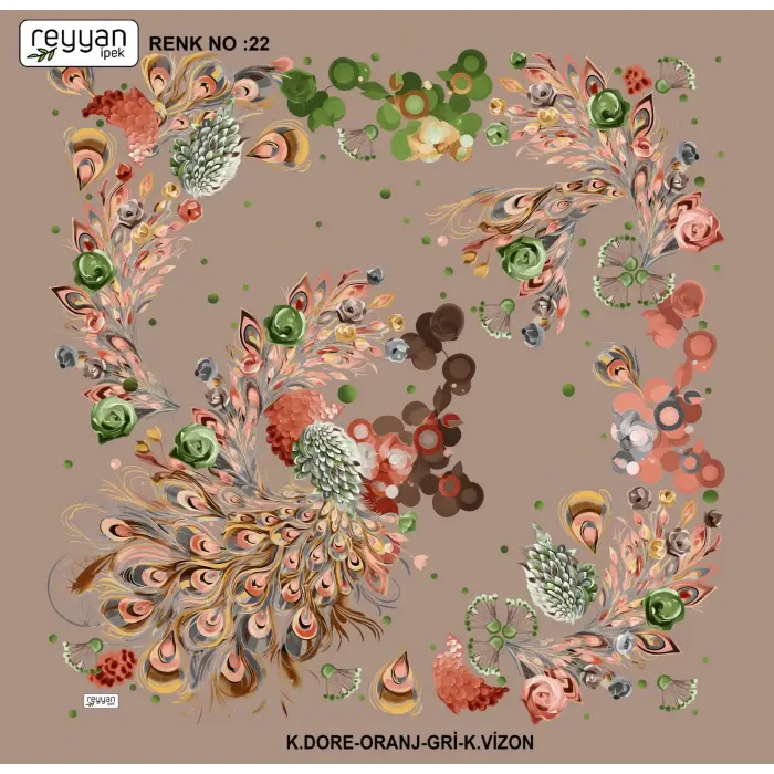 Reyyan 100 cm Oyalık Yazma (ryyn-425-01)