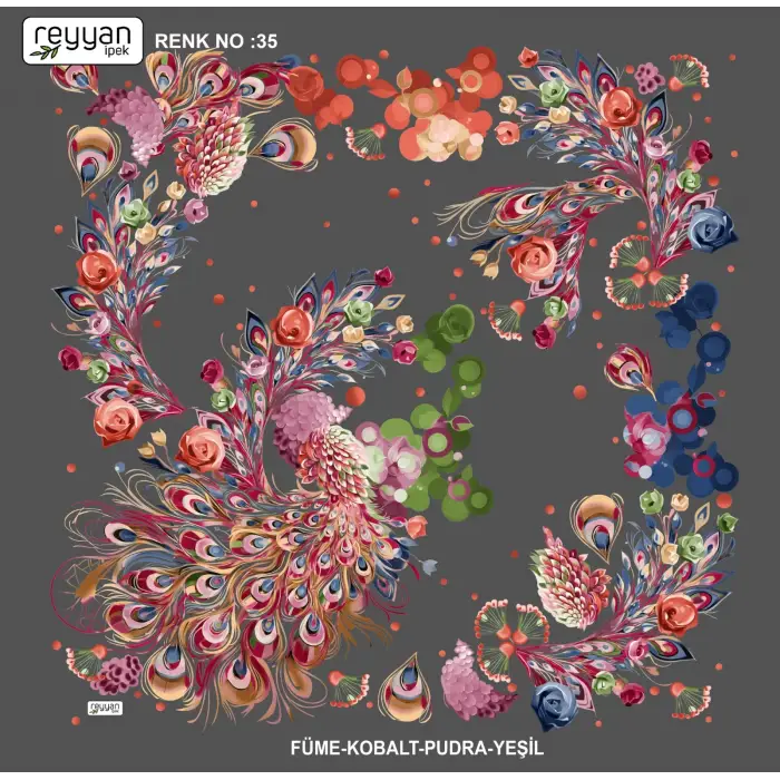 Reyyan 100 cm Oyalık Yazma (ryyn-425-07)