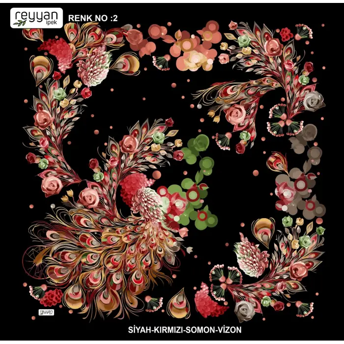 Reyyan 100 cm Oyalık Yazma (ryyn-425-18)