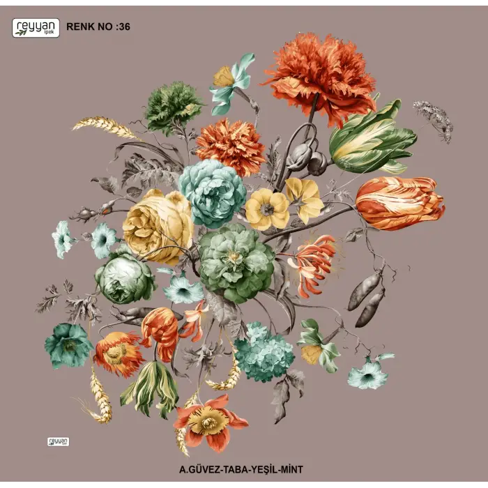 Reyyan 100 cm Oyalık Yazma (ryyn-430-20)