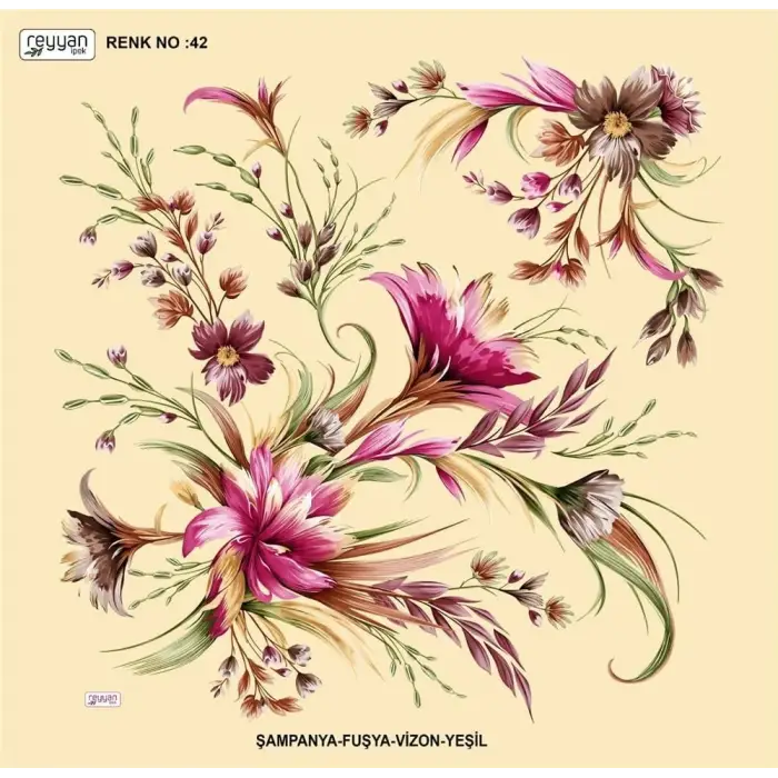 Reyyan 100 cm Oyalık Yazma (ryyn-432-07)