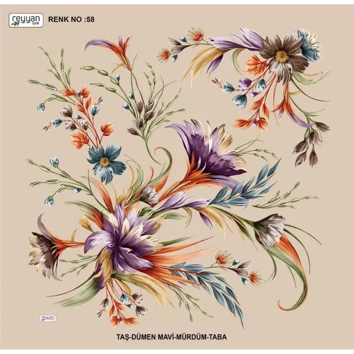 Reyyan 100 cm Oyalık Yazma (ryyn-432-08)