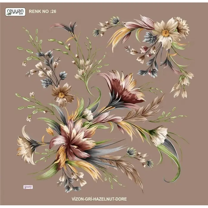 Reyyan 100 cm Oyalık Yazma (ryyn-432-09)