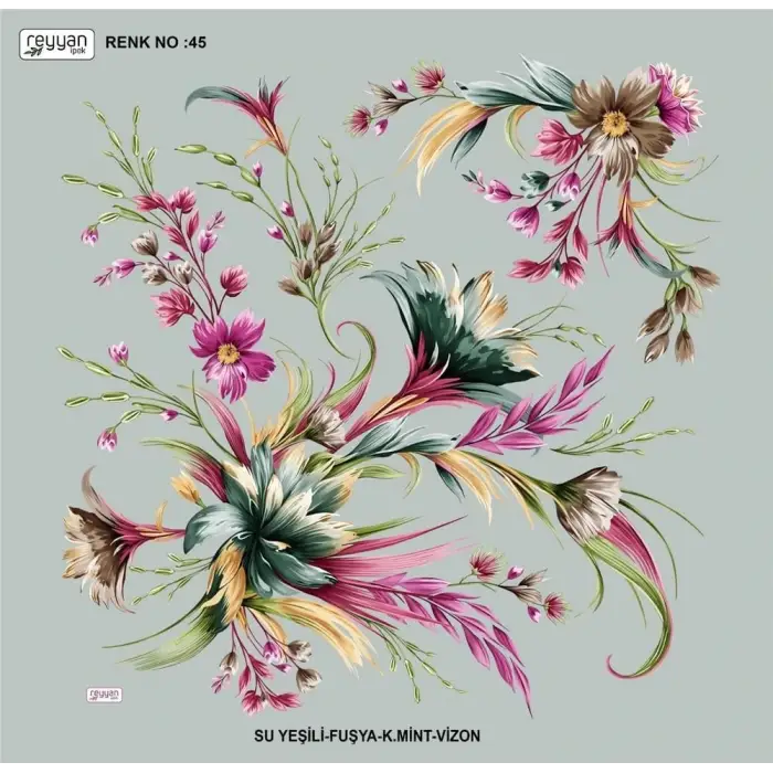 Reyyan 100 cm Oyalık Yazma (ryyn-432-11)