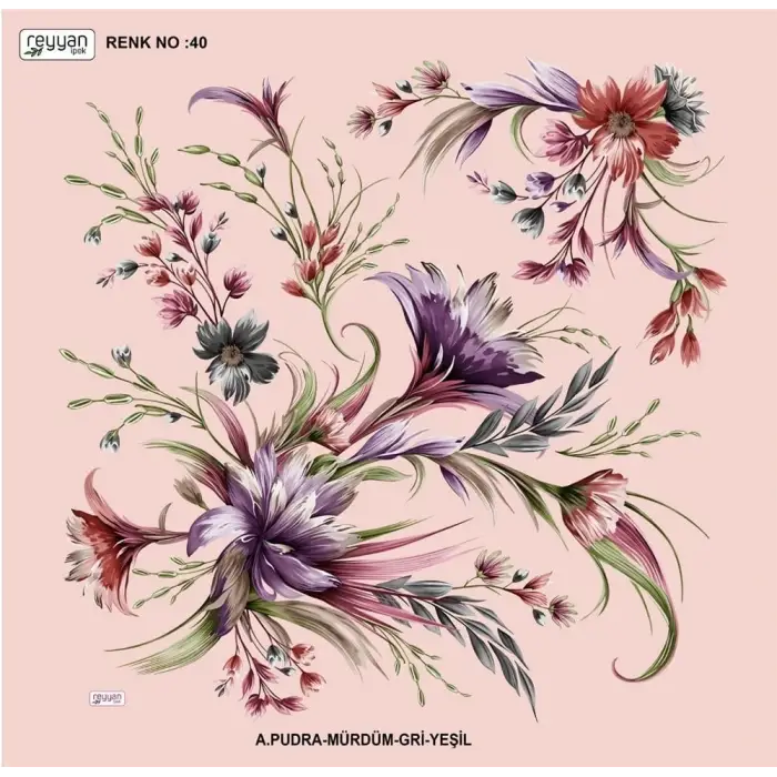 Reyyan 100 cm Oyalık Yazma (ryyn-432-12)