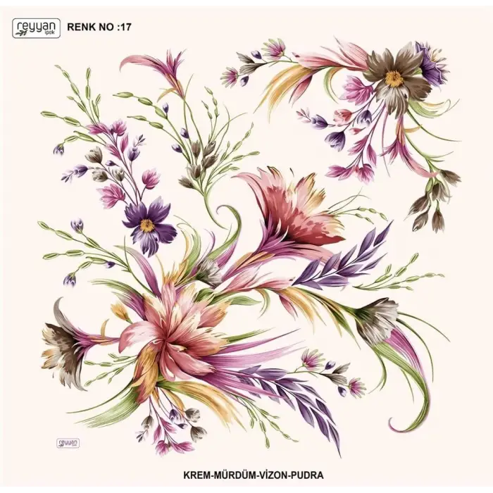 Reyyan 100 cm Oyalık Yazma (ryyn-432-19)