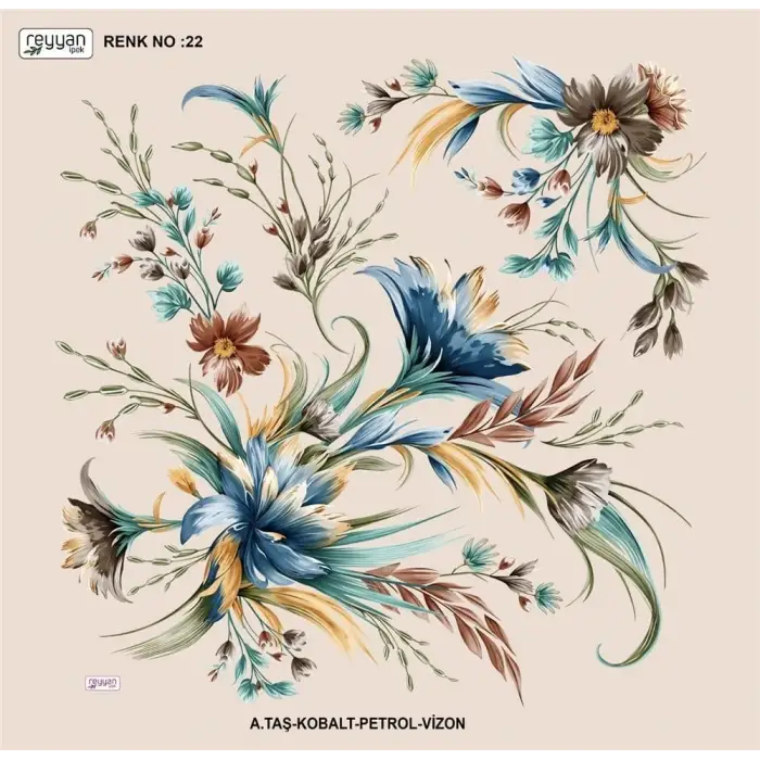 Reyyan 100 cm Oyalık Yazma (ryyn-432-27)