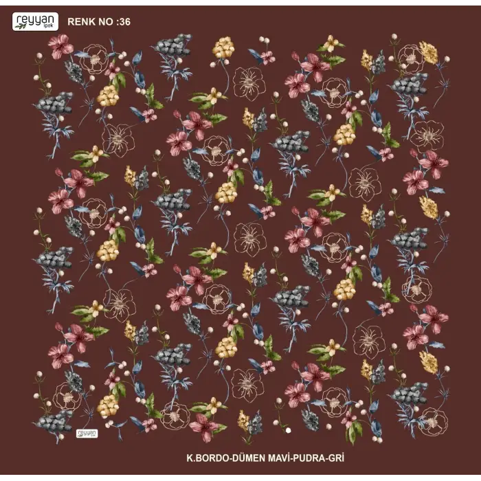 Reyyan 100 cm Oyalık Yazma (ryyn-433-07)