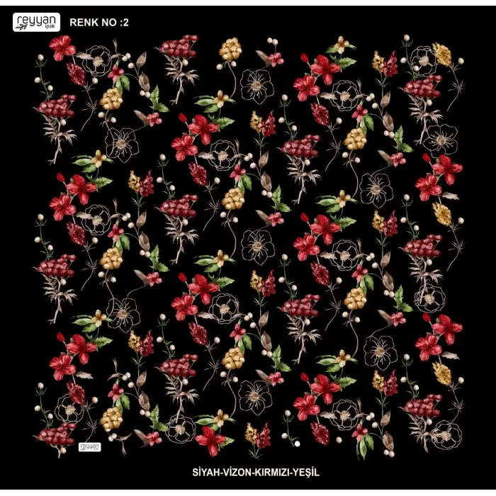 Reyyan 100 cm Oyalık Yazma (ryyn-433-15)