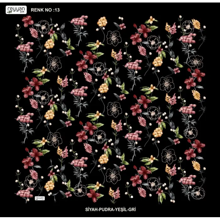 Reyyan 100 cm Oyalık Yazma (ryyn-433-16)