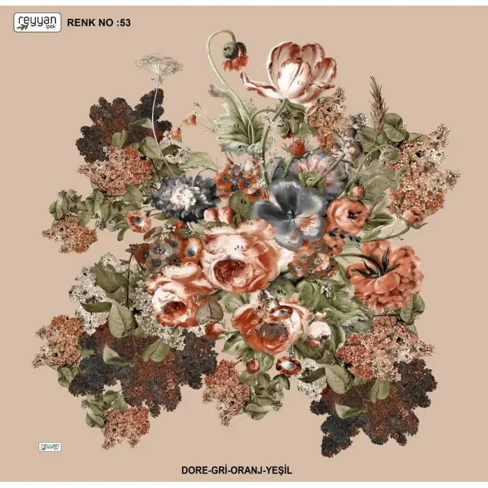 Reyyan 100 cm Oyalık Yazma (ryyn-435-04)