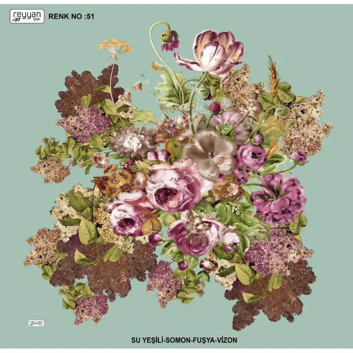 Reyyan 100 cm Oyalık Yazma (ryyn-435-14)