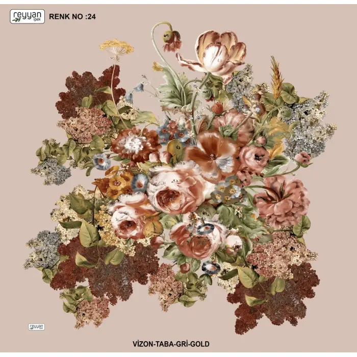 Reyyan 100 cm Oyalık Yazma (ryyn-435-22)