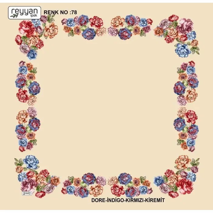 Reyyan Desenli Oyalık Yazma (ryyn-406-09)