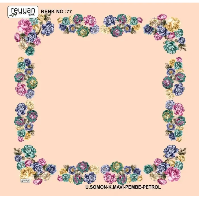 Reyyan Desenli Oyalık Yazma (ryyn-406-23)