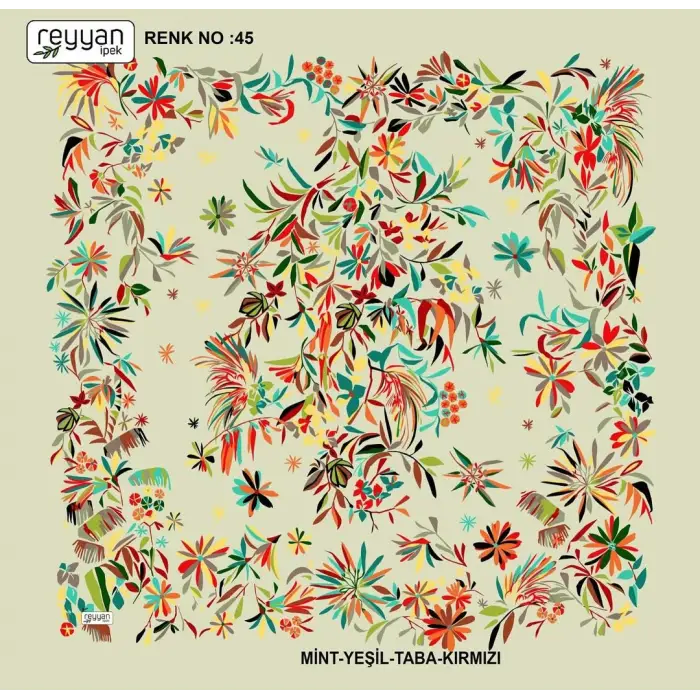 Reyyan Desenli Oyalık Yazma (ryyn-408-01)