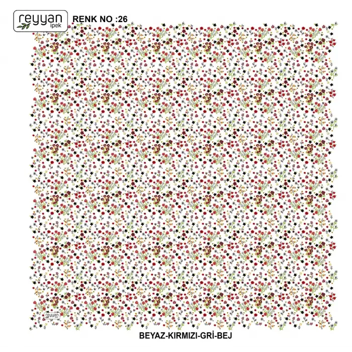 Reyyan Desenli Oyalık Yazma (ryyn-411-10)