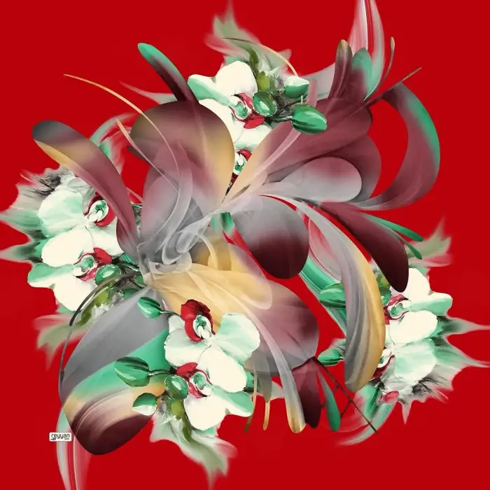 Reyyan Desenli Oyalık Yazma (ryyn-412-28)