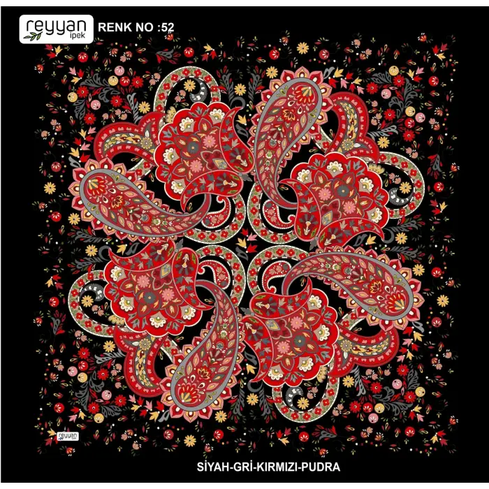 Reyyan Desenli Oyalık Yazma (ryyn-413-09)