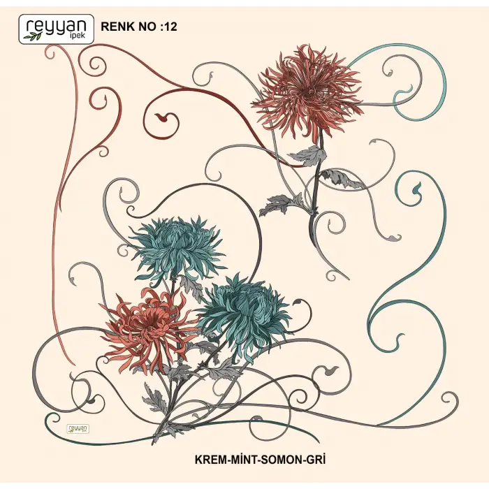 Reyyan Desenli Oyalık Yazma (ryyn-414-19)