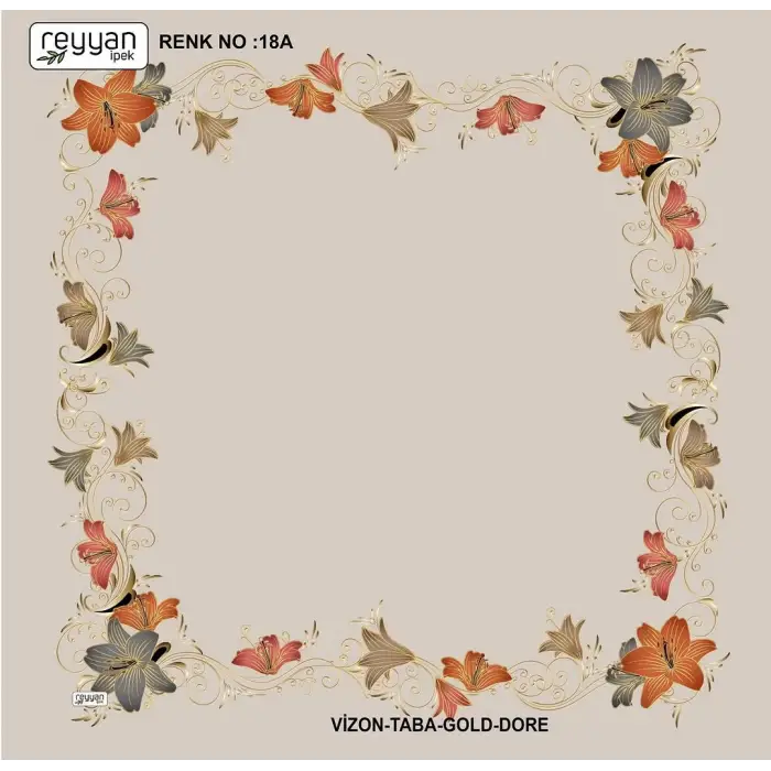 Reyyan Desenli Oyalık Yazma (ryyn-415-03)