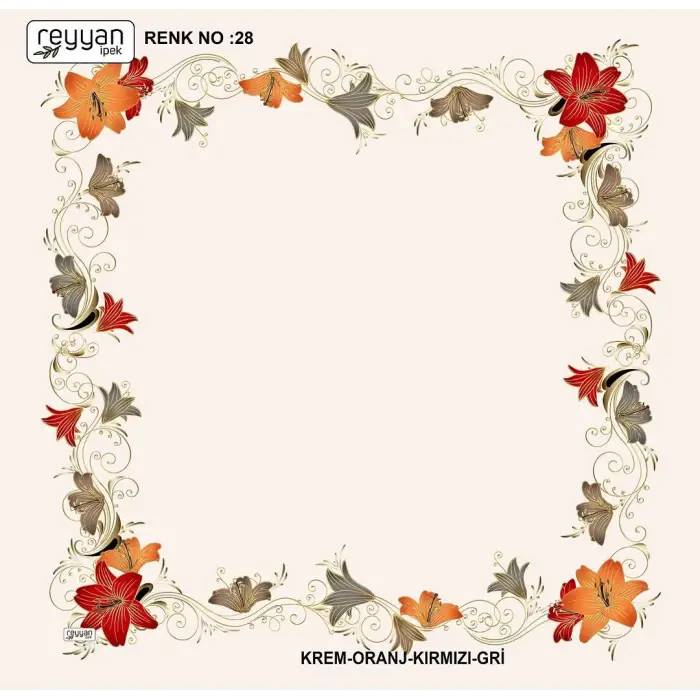 Reyyan Desenli Oyalık Yazma (ryyn-415-11)