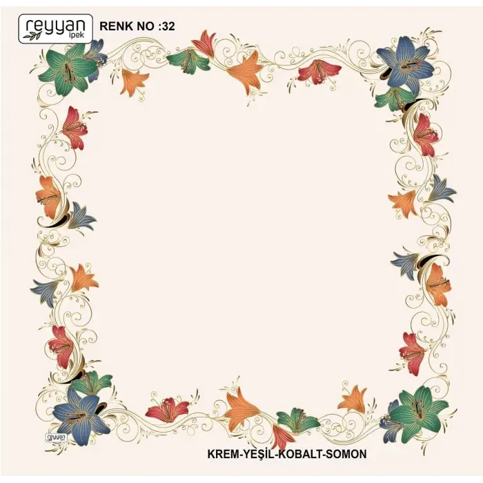 Reyyan Desenli Oyalık Yazma (ryyn-415-14)
