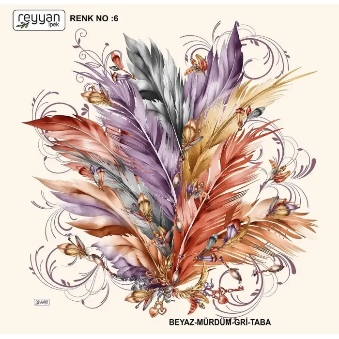 Reyyan Desenli Oyalık Yazma (ryyn-417-06)