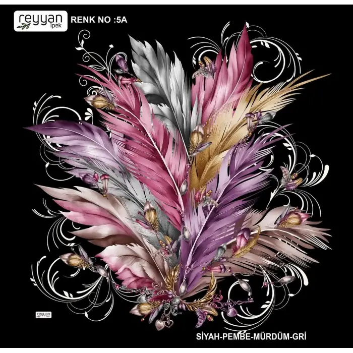 Reyyan Desenli Oyalık Yazma (ryyn-417-07)