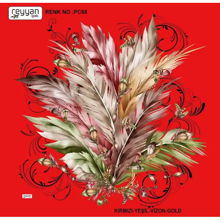 Reyyan Desenli Oyalık Yazma (ryyn-417-09)