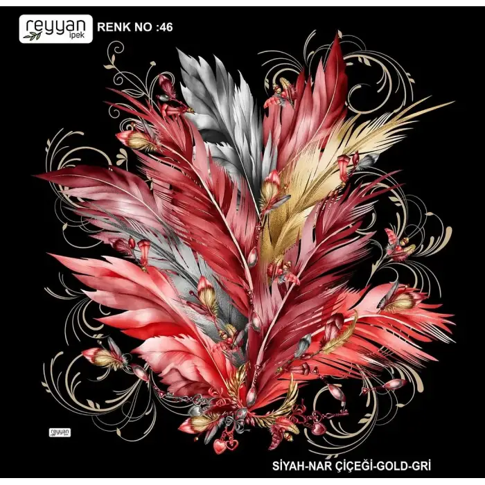 Reyyan Desenli Oyalık Yazma (ryyn-417-16)