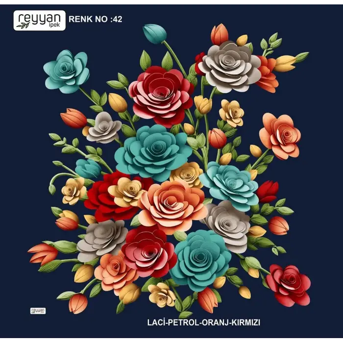 Reyyan Desenli Oyalık Yazma (ryyn-418-06)